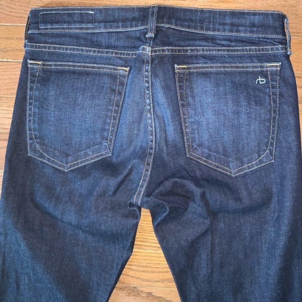 Rag & Bone Beverlys Dark Denim Skinny Jeans Size 27 - Picture 6 of 10